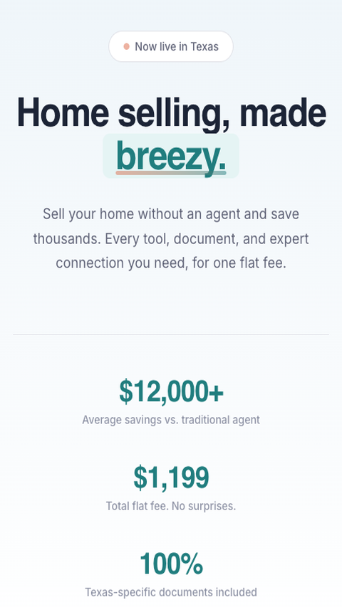 BreezyDeeds homepage